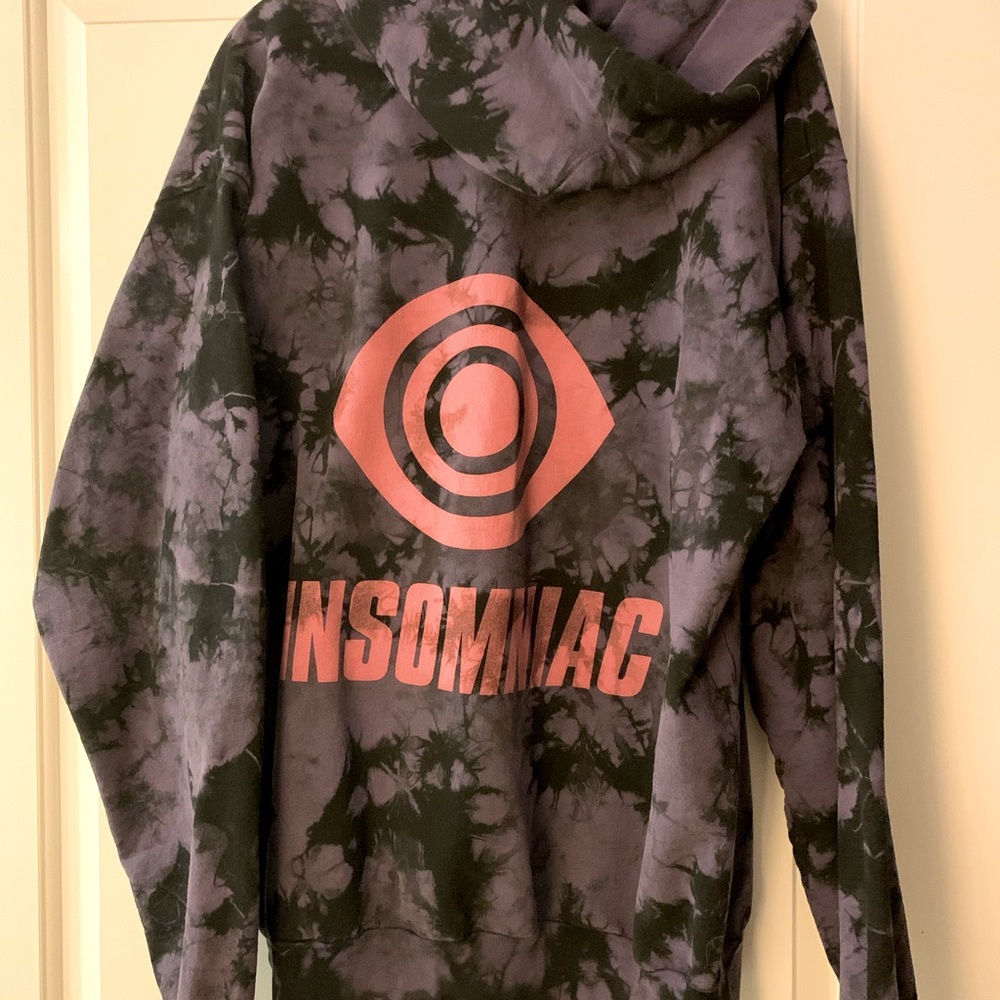 Insomniac hoodies jacket purple and black
